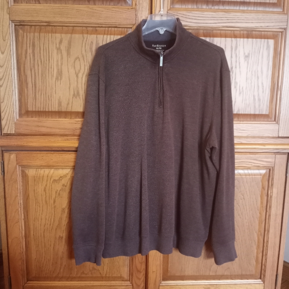 Van Heusen Men's Longsleeve Pullover Half Zip